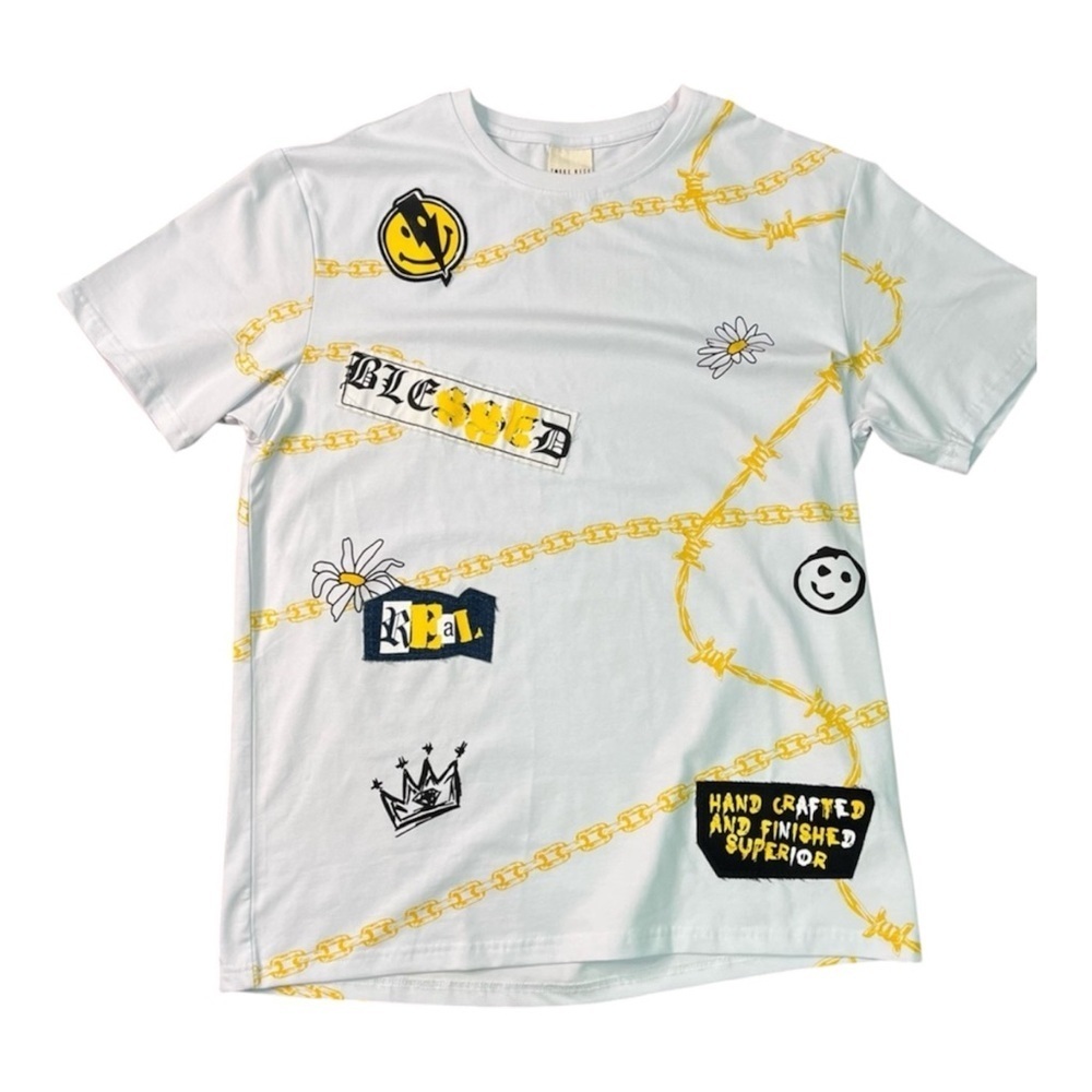 Sz Various emoji tee white